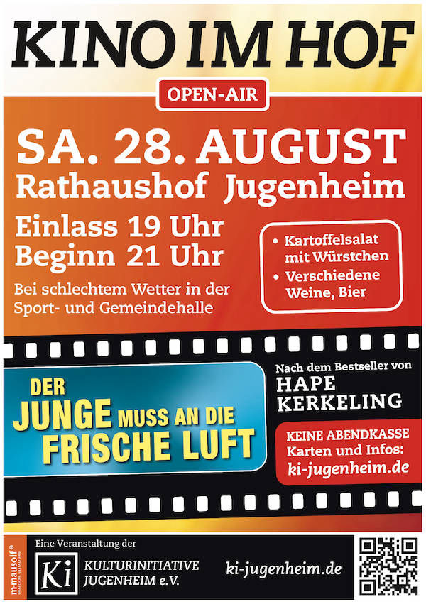 Kino im Hof Plakat für Ki Jugenheim
