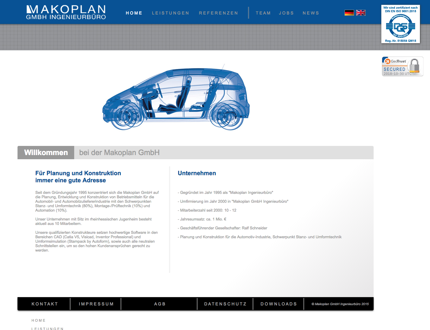 Website Makoplan GmbH